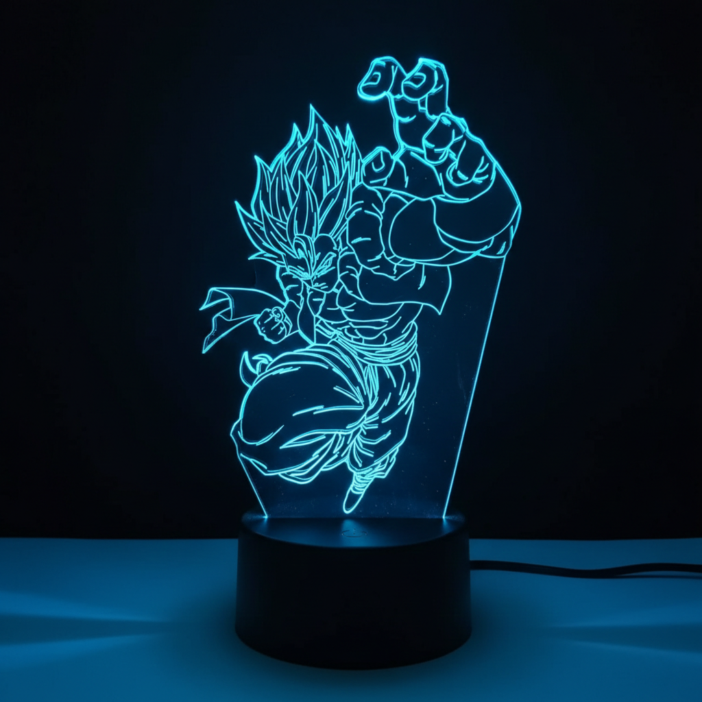 Lámpara LED Acrílica Dragon Ball
