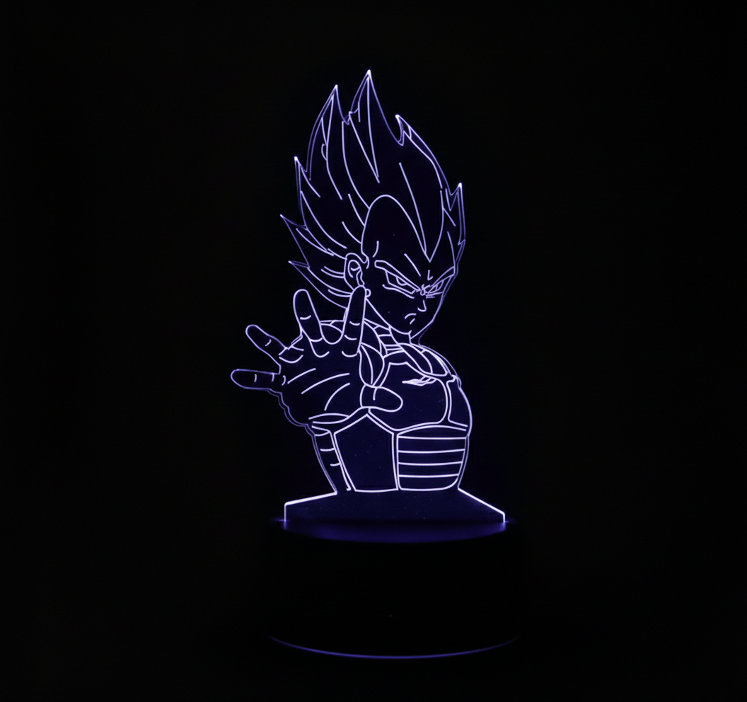 Lámpara LED Acrílica Dragon Ball